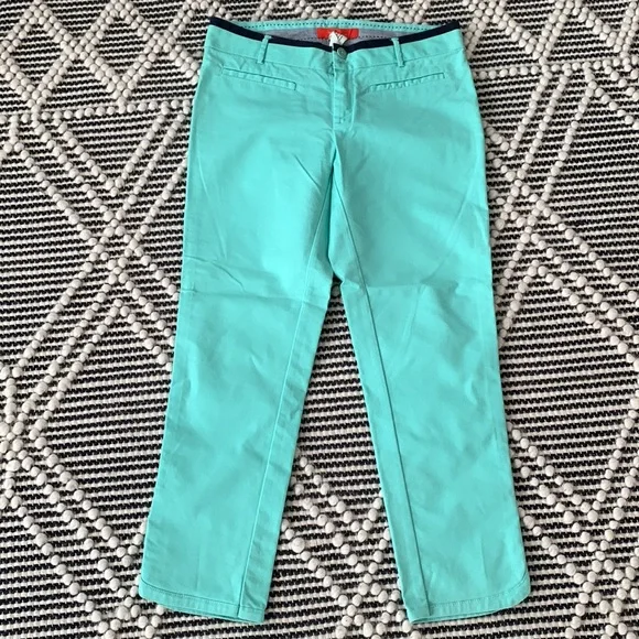 Anthropologie Teal Ankle Pants - Picture 3 of 12